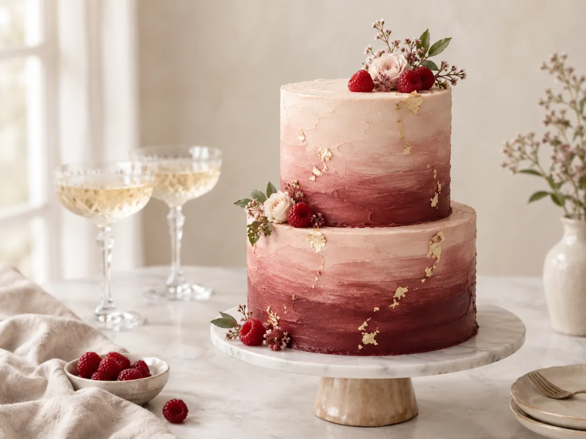 Anniversary cake concept
