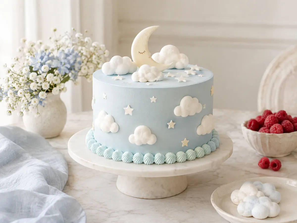 Baby celebration cake concept