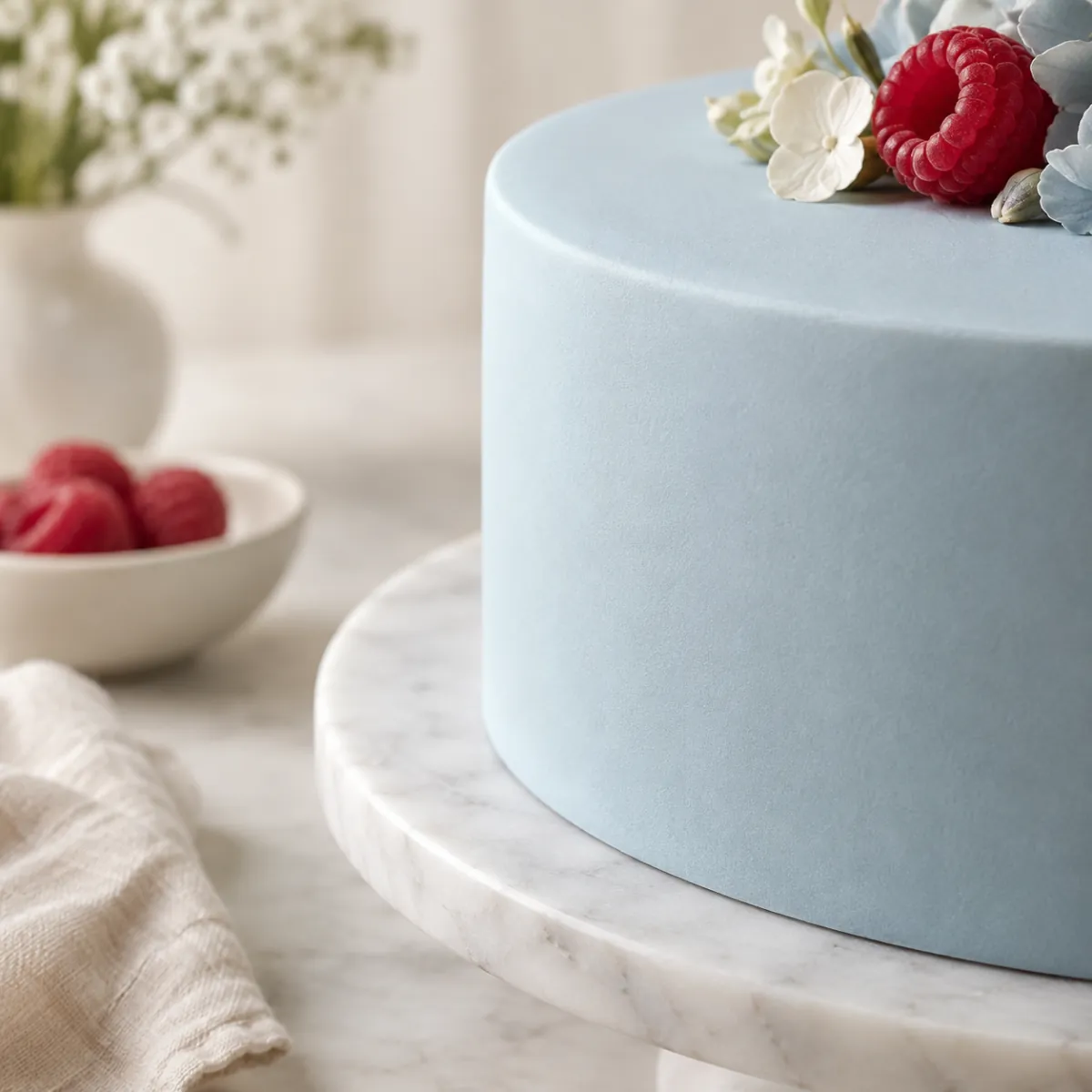 Fondant cake concept, detail