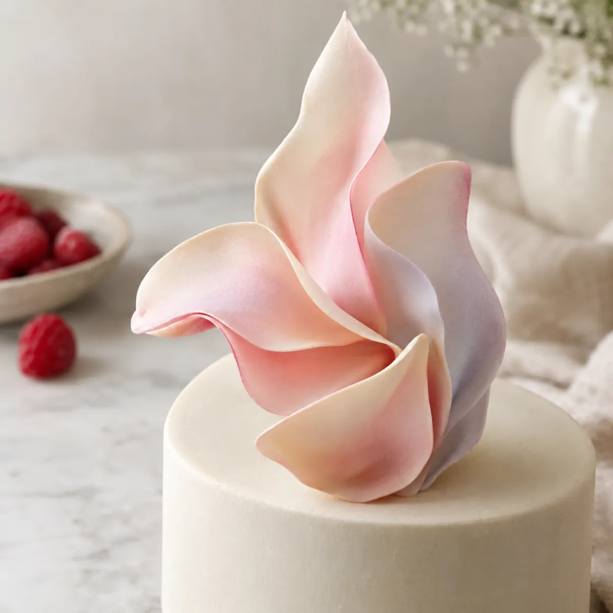 Sculpted cake concept, detail